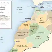 North Morocco map